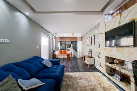 Sala de casa para alugar com 2 quartos, 150m² em Nova Mirim, Praia Grande