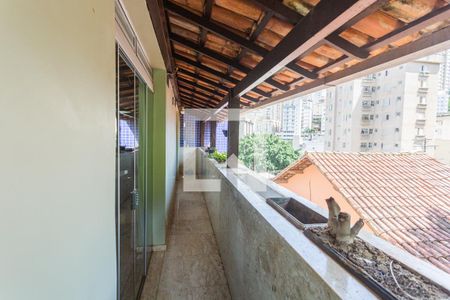 Varanda na Sala 1 de apartamento à venda com 4 quartos, 180m² em Santa Lúcia, Belo Horizonte