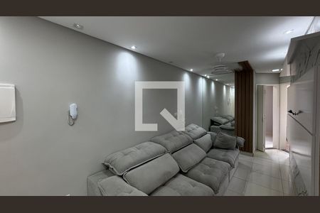 Sala de apartamento à venda com 3 quartos, 90m² em Parque João Ramalho, Santo André