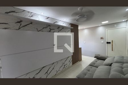 Sala de apartamento à venda com 3 quartos, 90m² em Parque João Ramalho, Santo André