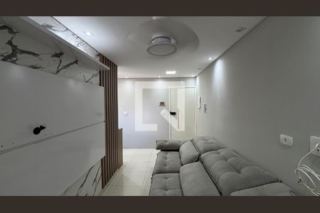 Sala de apartamento à venda com 3 quartos, 90m² em Parque João Ramalho, Santo André