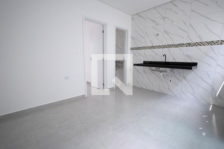 Sala / Cozinha de apartamento para alugar com 1 quarto, 30m² em Parque Novo Oratório, Santo André