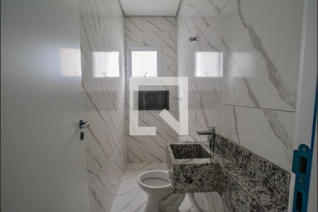 Banheiro de apartamento para alugar com 1 quarto, 30m² em Parque Novo Oratório, Santo André