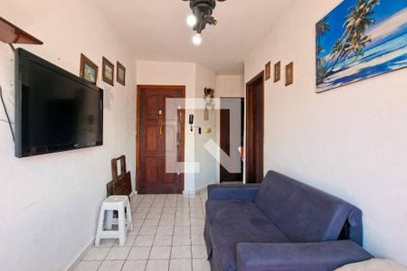 Sala de apartamento para alugar com 1 quarto, 40m² em Aviação, Praia Grande