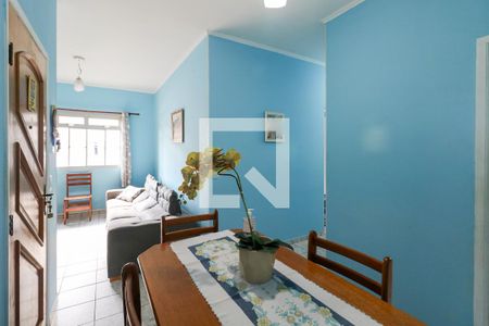 Sala de Jantar de apartamento à venda com 2 quartos, 56m² em Parque Sete de Setembro, Diadema