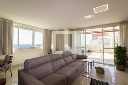 Sala de apartamento à venda com 3 quartos, 215m² em Parque dos Pomares, Campinas
