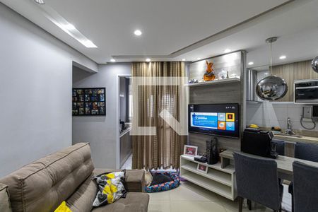 Sala/Cozinha/Área de Serviço de apartamento à venda com 2 quartos, 52m² em Chácara Cruzeiro do Sul, São Paulo