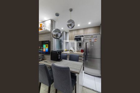 Sala/Cozinha/Área de Serviço de apartamento à venda com 2 quartos, 52m² em Chácara Cruzeiro do Sul, São Paulo