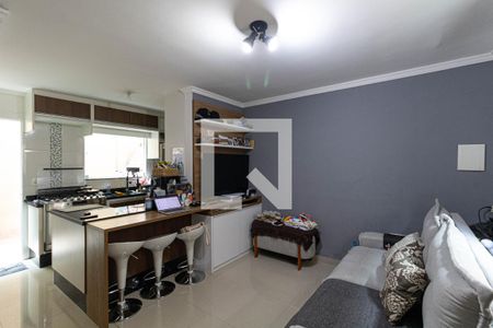 Sala e Cozinha de casa de condomínio à venda com 2 quartos, 62m² em Cidade Patriarca, São Paulo