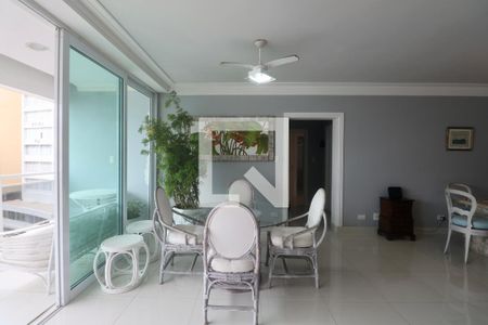 Sala de apartamento para alugar com 3 quartos, 220m² em Morro do Maluf, Guarujá
