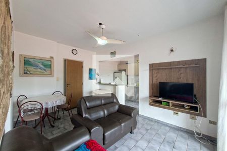 Sala de apartamento para alugar com 2 quartos, 70m² em Jardim Imperador, Praia Grande