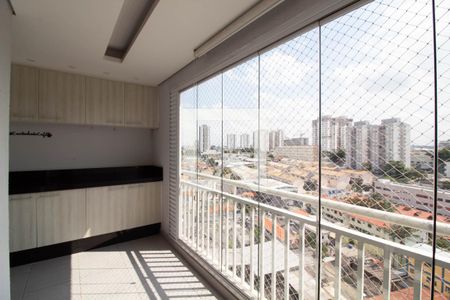 Varanda da Sala de apartamento à venda com 2 quartos, 62m² em Vila Leonor, Guarulhos