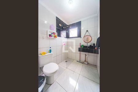 Banheiro de apartamento à venda com 2 quartos, 50m² em Jardim Alzira Franco, Santo André