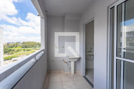 Varanda da sala de apartamento à venda com 2 quartos, 45m² em Canhema, Diadema