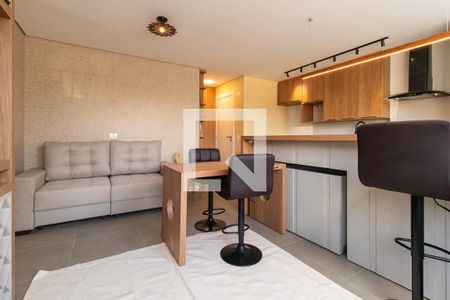 Sala/Cozinha de apartamento para alugar com 2 quartos, 56m² em Bacacheri, Curitiba