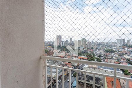 Varanda da sala de apartamento à venda com 2 quartos, 54m² em Centro, Diadema