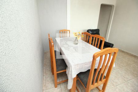 Sala de Jantar de apartamento à venda com 3 quartos, 75m² em Jardim Santo André, Santo André