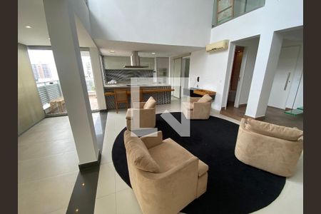 Sala 1 de apartamento para alugar com 1 quarto, 163m² em Brooklin Novo, São Paulo