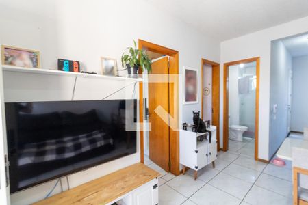 Sala de casa de condomínio à venda com 2 quartos, 49m² em Restinga, Porto Alegre