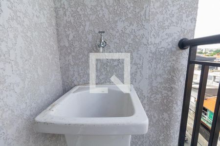 Varanda e área de serviço de kitnet/studio para alugar com 1 quarto, 25m² em Vila Carrão, São Paulo