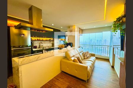 Sala de apartamento à venda com 2 quartos, 53m² em Jardim Vila Galvao, Guarulhos