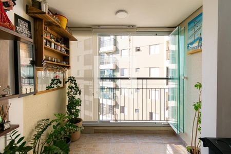 Varanda da Sala de apartamento para alugar com 3 quartos, 64m² em São Lucas, São Paulo