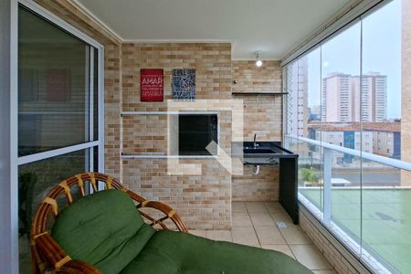 Sacada de apartamento para alugar com 2 quartos, 70m² em Nova Mirim, Praia Grande