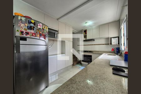 Sala/Cozinha de apartamento à venda com 3 quartos, 100m² em Jardim das Maravilhas, Santo André