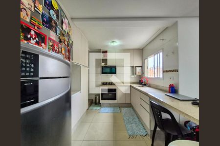 Sala/Cozinha de apartamento à venda com 3 quartos, 100m² em Jardim das Maravilhas, Santo André