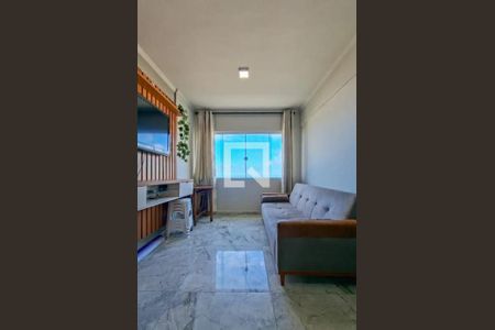 Sala de apartamento para alugar com 1 quarto, 37m² em Guilhermina, Praia Grande