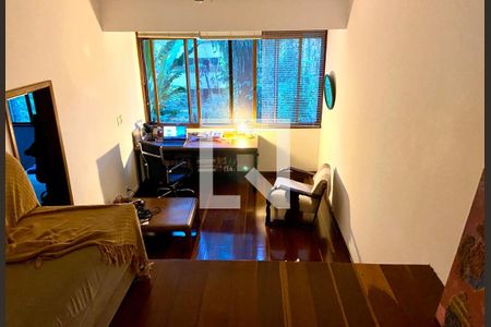 Sala de apartamento para alugar com 1 quarto, 70m² em São Conrado, Rio de Janeiro