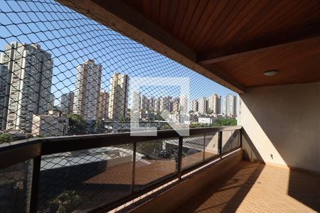 Sacada de apartamento para alugar com 3 quartos, 120m² em Subsetor Sul - 3 (s-3), Ribeirão Preto