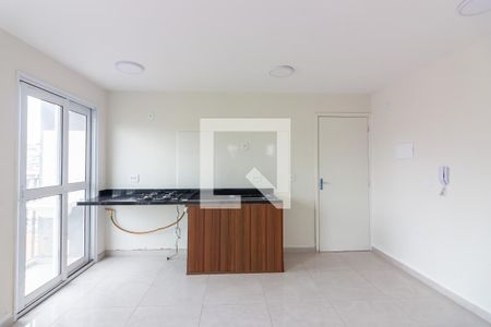 Sala e Cozinha de apartamento para alugar com 1 quarto, 33m² em Novo Osasco, Osasco