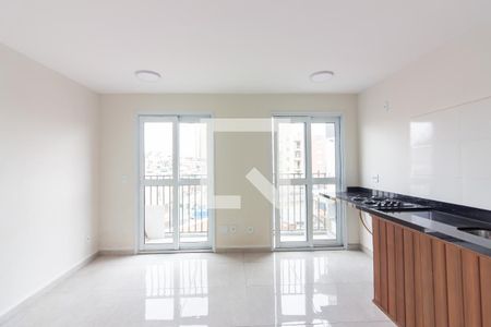 Sala e Cozinha de apartamento para alugar com 1 quarto, 33m² em Novo Osasco, Osasco