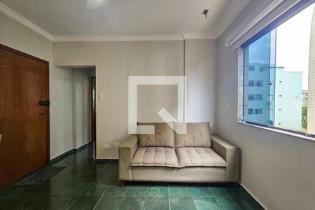 Sala de apartamento para alugar com 1 quarto, 47m² em Jardim Las Palmas, Guarujá