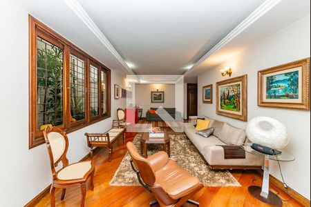 Sala 1 de casa à venda com 4 quartos, 414m² em Santa Lúcia, Belo Horizonte