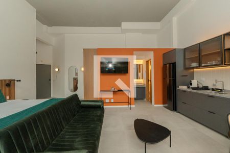 Studio de kitnet/studio para alugar com 1 quarto, 42m² em República, São Paulo