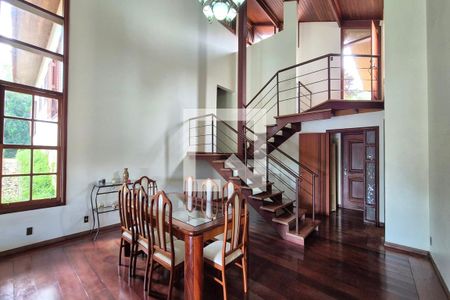 Sala de casa de condomínio para alugar com 5 quartos, 570m² em Condomínio Chácaras do Alto da Nova Campinas, Campinas