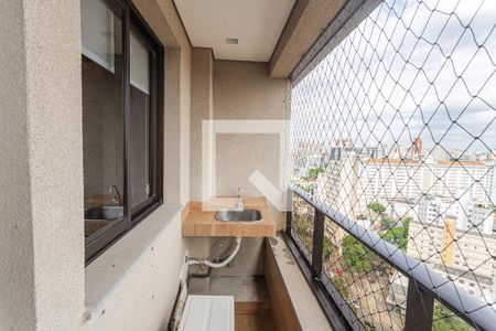 Varanda Sala/Área de Serviço de apartamento para alugar com 1 quarto, 43m² em Santa Efigênia, Belo Horizonte