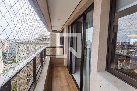 Varanda Sala/Área de Serviço de apartamento para alugar com 1 quarto, 43m² em Santa Efigênia, Belo Horizonte