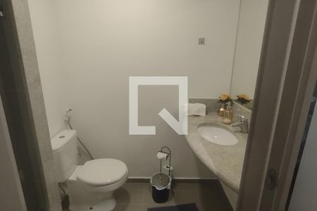 Banheiro de kitnet/studio à venda com 1 quarto, 24m² em Santa Paula, São Caetano do Sul