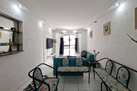 Sala de apartamento para alugar com 2 quartos, 90m² em Vila Assuncao, Praia Grande