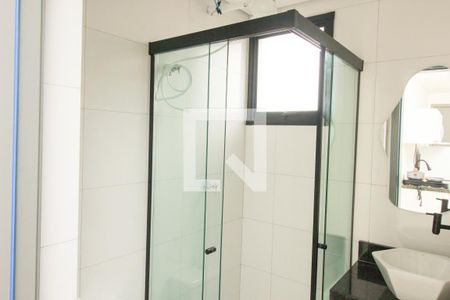 Banheiro Social de apartamento para alugar com 1 quarto, 20m² em Vila Sao Pedro, Santo André