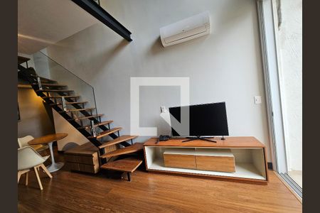 Sala de apartamento para alugar com 1 quarto, 47m² em Cidade Monções, São Paulo