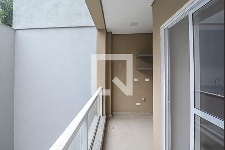 Sacada da Sala/Cozinha de apartamento à venda com 3 quartos, 67m² em Jardim das Quatro Marias, São Bernardo do Campo