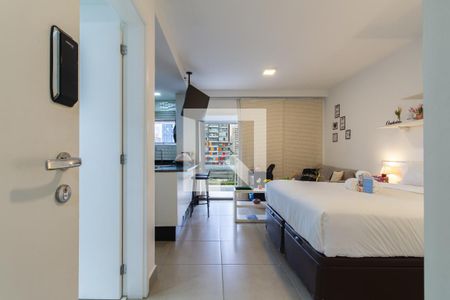 Sala/Quarto de kitnet/studio para alugar com 1 quarto, 38m² em Brooklin, São Paulo