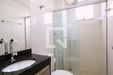 Banheiro da Suíte de apartamento à venda com 3 quartos, 124m² em São Pedro, Belo Horizonte