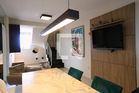 Sala de apartamento à venda com 3 quartos, 124m² em São Pedro, Belo Horizonte