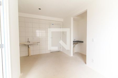 Sala/Cozinha de apartamento à venda com 2 quartos, 32m² em Cidade Nova São Miguel, São Paulo