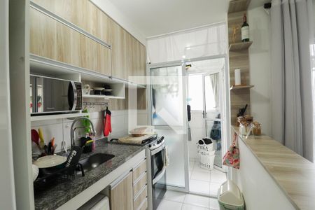 Cozinha e Área de Serviço de apartamento para alugar com 2 quartos, 60m² em Vila Amalia (zona Norte), São Paulo